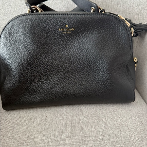 Kate Spade Black Pebbled Leather Crossbody Bag - Picture 1 of 7